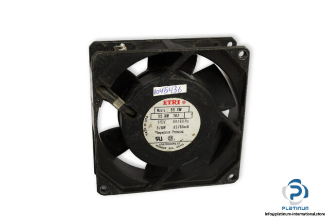 etri-99-XW-axial-fan-used