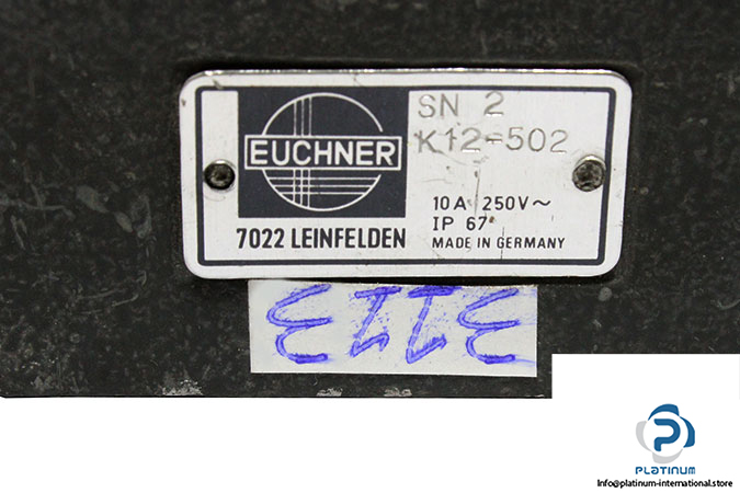euchner-SN-2-K12-502-multiple-limit-switch-(used)-1