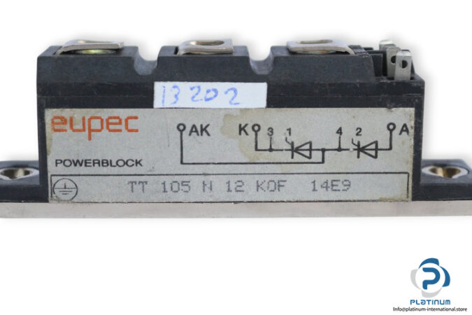 eupec-TT-105-N-12-KOF-14E9-thyristor-module-(used)-1