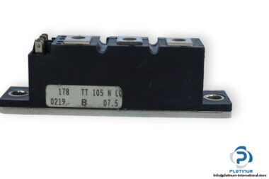 eupec-TT-105-N-14-LOF-13F7-thyristor-module-(Used)-1