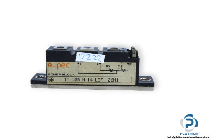 eupec-TT-105-N-14-LOF-26H1-thyristor-module-(Used)-2