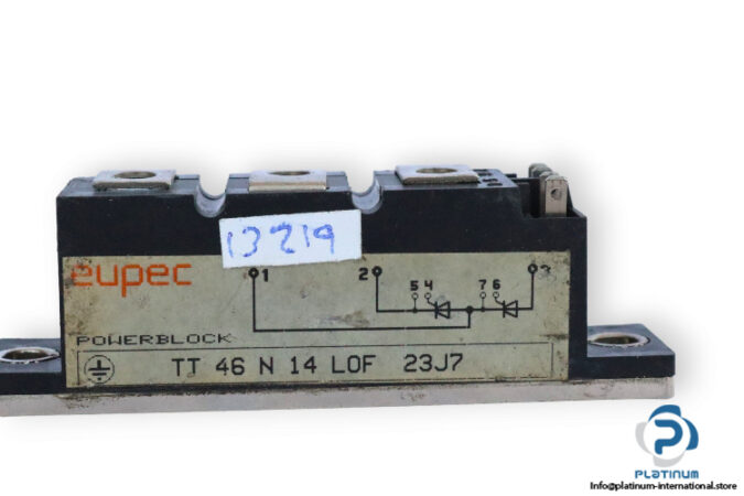 eupec-TT-46-N-LOF-23J7-thyristor-module-(Used)-2