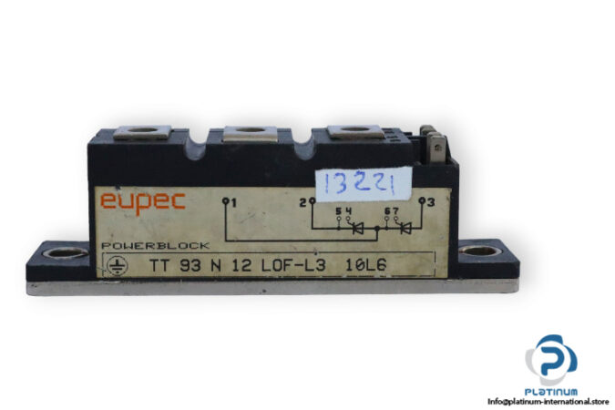 eupec-TT-93-N-12-LOF-L3-10L6-thyristor-module-(Used)-2