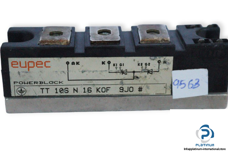 eupec-TT106N16KOF9JO-phase-control-thyristor-module-(used)-1