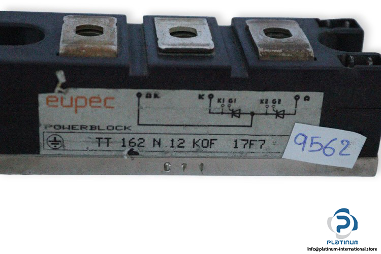 eupec-TT162N12KOF17F7-phase-control-thyristor-module-(used)-1