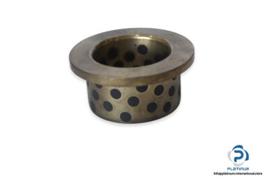 F-405030-bronze-with-solid-lubricant-flange-bushing