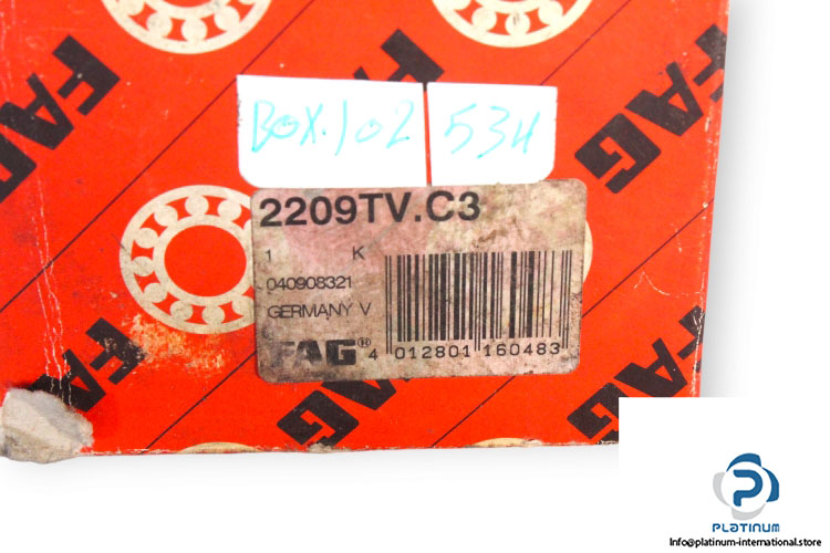 fag-2209TV.C3-self-aligning-ball-bearing-(new)-(carton)-1