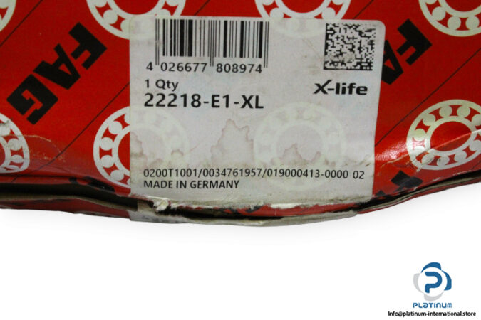 fag-22218-E1-XL-spherical-roller-bearing-(new)-(carton)-1