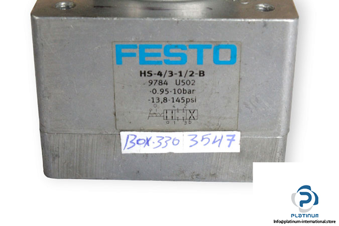 festo-9784-hand-lever-valve-used-2