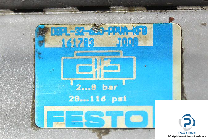 FESTO DGPL-32-600-PPV-A-KF-B LINEAR ACTUATOR - Platinum International