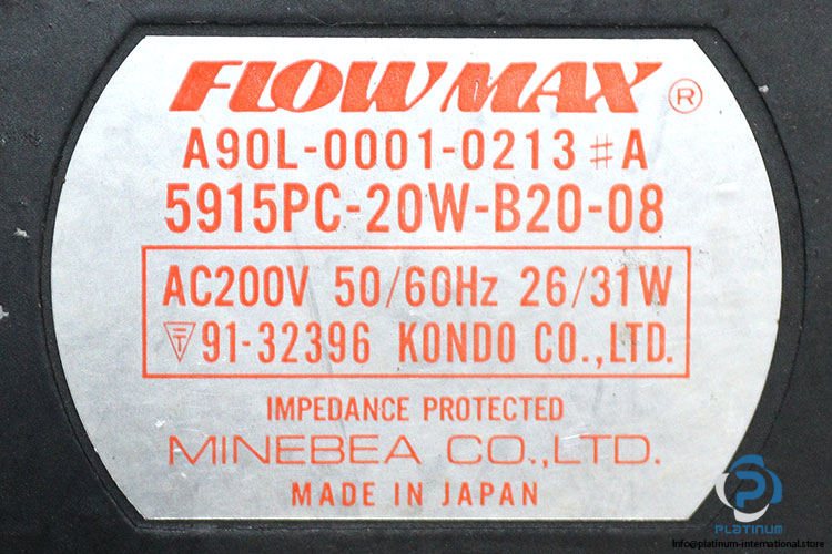 flowmax-5915PC-20W-B20-08-axial-fan-used-1