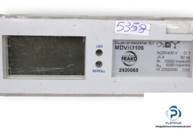 frako-MDVH3106-electronic-kwh-meter-used