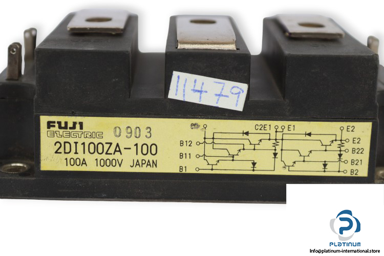 fuji-2DI100ZA-100-transistor-module-(Used)-1