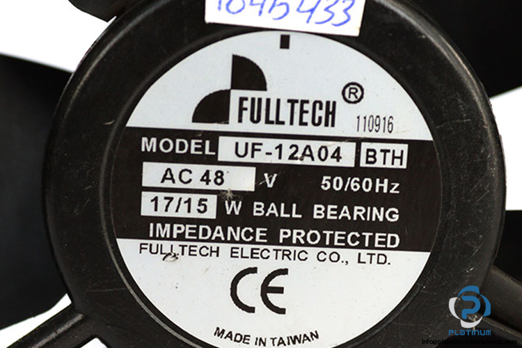 fulltech-UF-12A04BTH-axial-fan-used-1