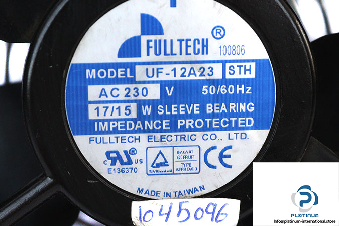 fulltech-UF-12A23STH-axial-fan-used-1