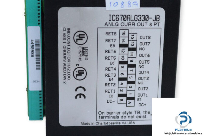 ge-fanuc-IC670ALG330-JB-analog-current-output-module-(Used)-2