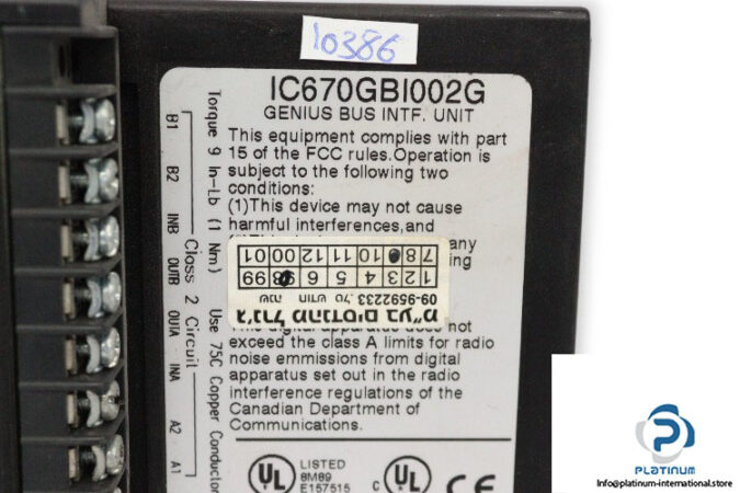 ge-fanuc-IC670GBI002G-i_o-interface-unit-(used)-2