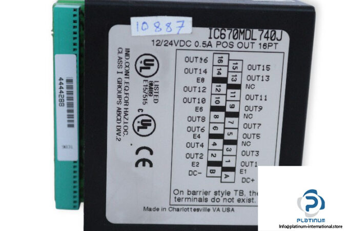 ge-fanuc-IC670MDL740J-positive-digital-output-module-(Used)-2