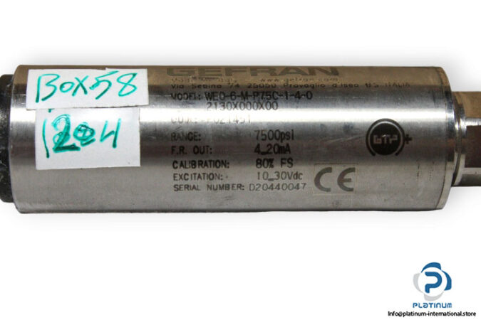 gefran-WE0-6-M-P75C-1-4-0-oil-filled-melt-pressure-transmitter-3