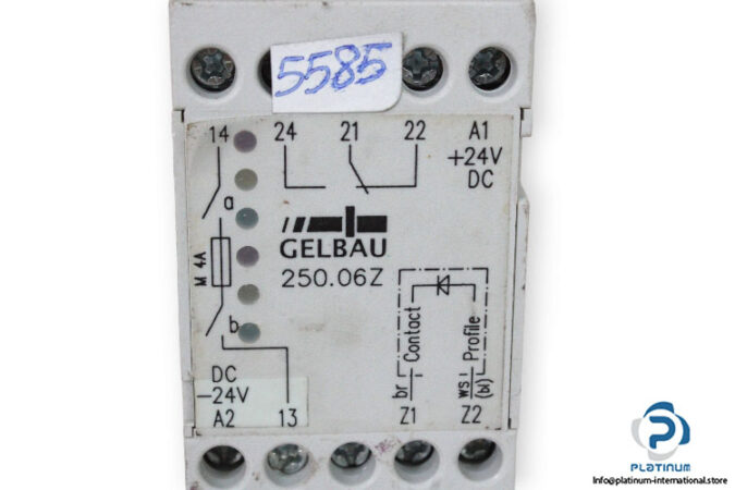gelbau-250-06Z-safety-relay-used-3