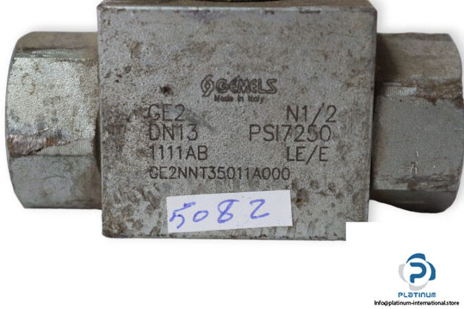 gemels-GE2-DN13-2-way-high-pressure-ball-valve-used-2