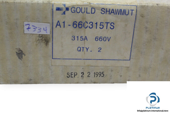 gould-shawmut-A1-66C315TS-protection-fuse-link-(New)-2