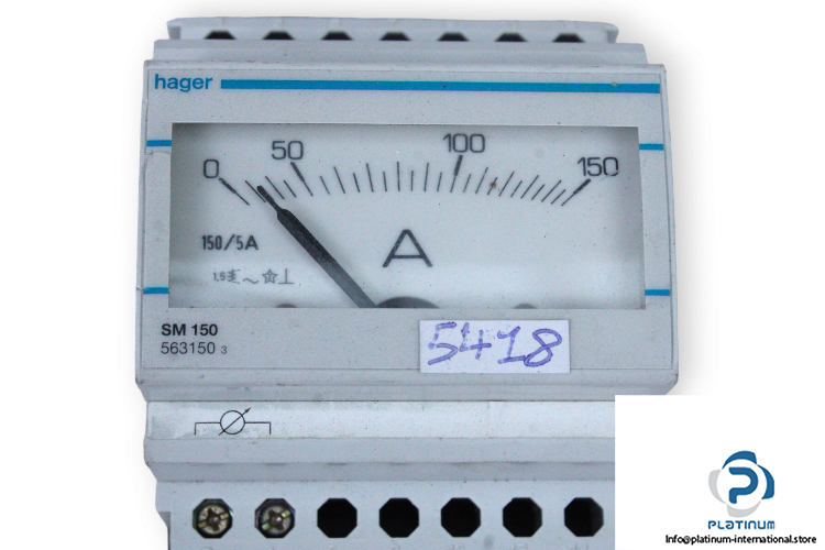 hager-SM-150-analogue-ammeter-(used)-1