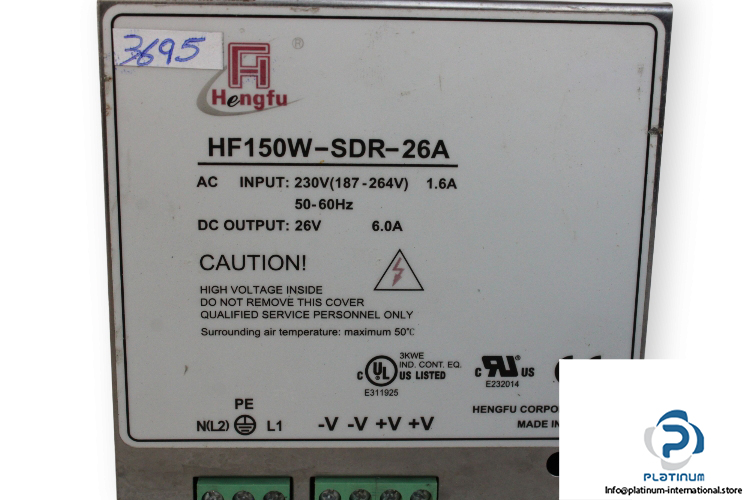 hengfu-HF150W-SDR-26A-power-supply-(used)-1