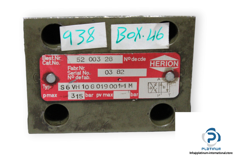 herion-S6VH10G0190011M-directional-control-valve-used-2