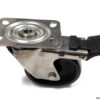 HIGH TEMPERATURE CASTER WHEELS 4-INCH SWIVEL WITH BRAKE 572°F
