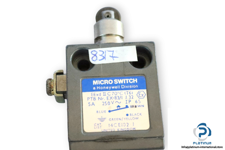 honeywell-14CE102.1-micro-switch-(Used)-1
