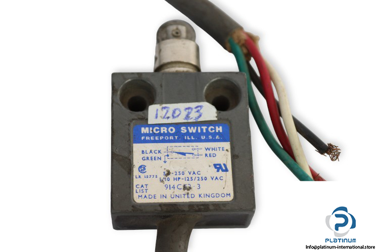 honeywell-914CE2-3-micro-switch-(Used)-1
