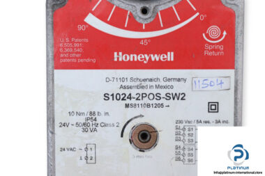 honeywell-S1024-2POS-SW2-spring-return-actuator-(used)-1