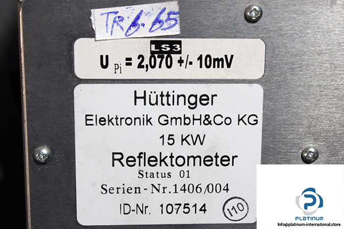 huttinger-107514-reflectometer-used-2