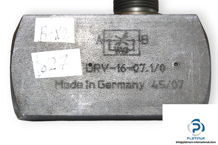 hydac-DRV-16-07-1_0-inline-mounted-flow-control-valve-used-2
