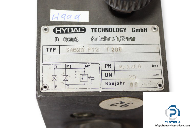 hydac-SAB20-M12-T260-safety-and-shut-off-block-valve-used-2