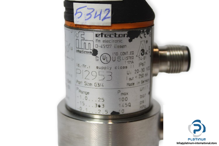 ifm-PI2953-flush-pressure-sensor-used-2
