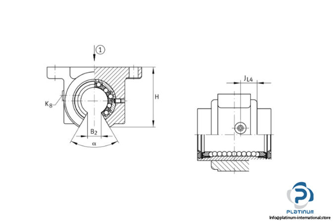 ina-KGBO40-PP-AS-linear-bearing-unit-(used)-2