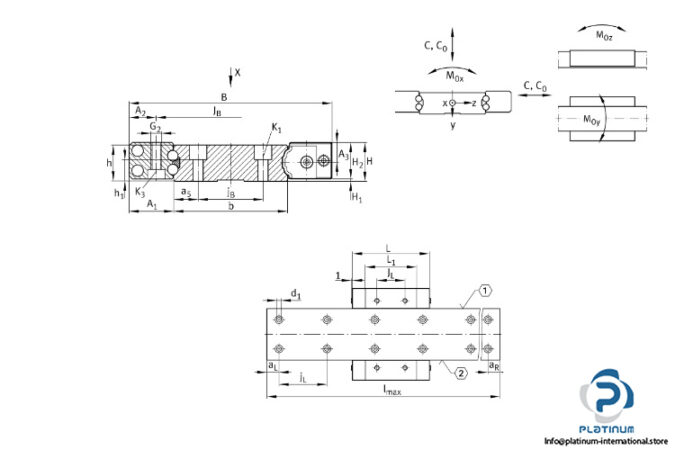 ina-KUVS-10-GR2-E2-linear-recirculating-ball-bearing-(used)-2