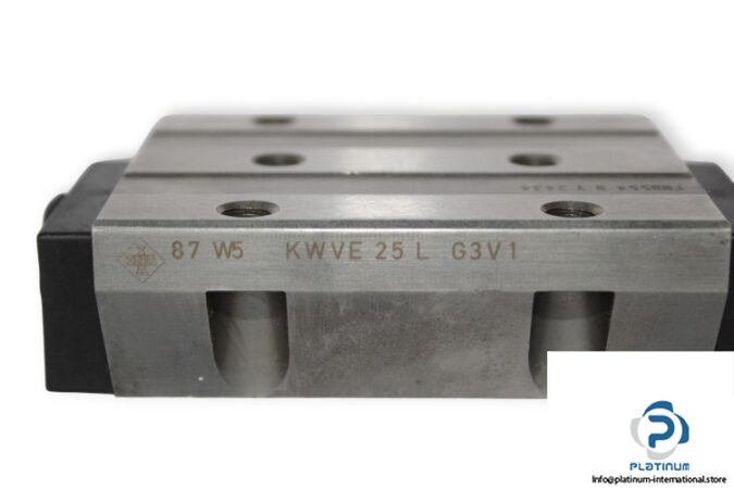 ina-KWVE25L-G3-V1-linear-recirculating-ball-bearing-(used)-2