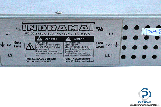 indramat-NFD02-2-480-016-power-line-filter-used-2