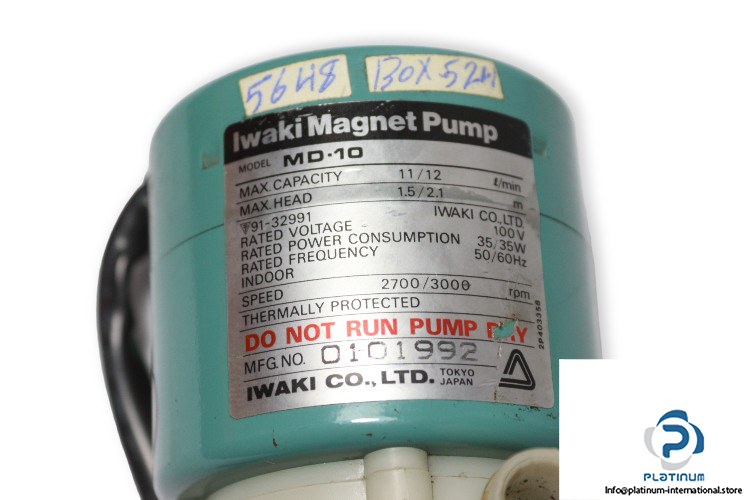 iwaiki-MD-10-magnet-pump-used-2