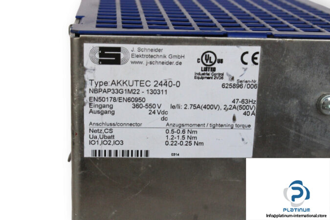 j.-schneider-elektrotechnik-AKKUTEC-2440-0-power-supply-(used)-2