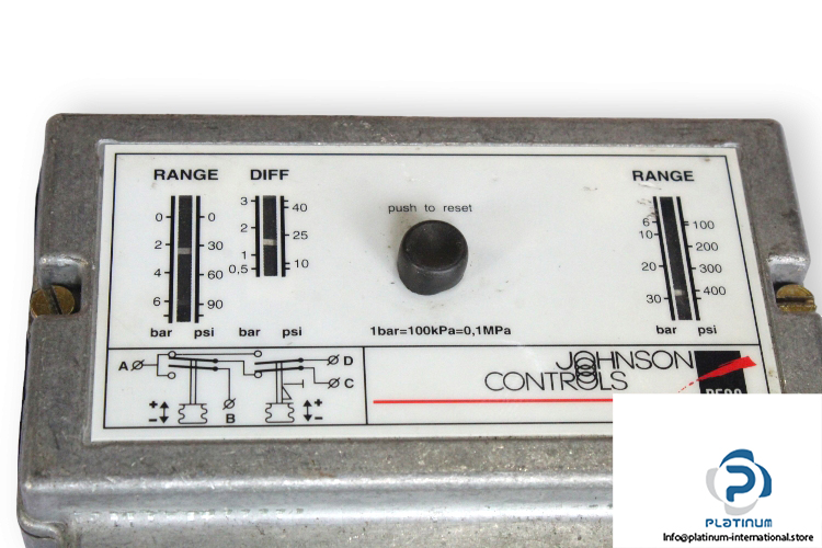 johnson-controls-P78MCA-9300-pressure-switch-(used)-1