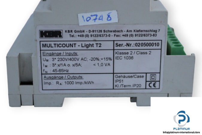 kbr-MULTICOUNT-LIGHT-T2-energy-meter-(Used)-2