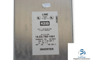 keb-15.E5.T60-1001-hf-filter-(Used)-1