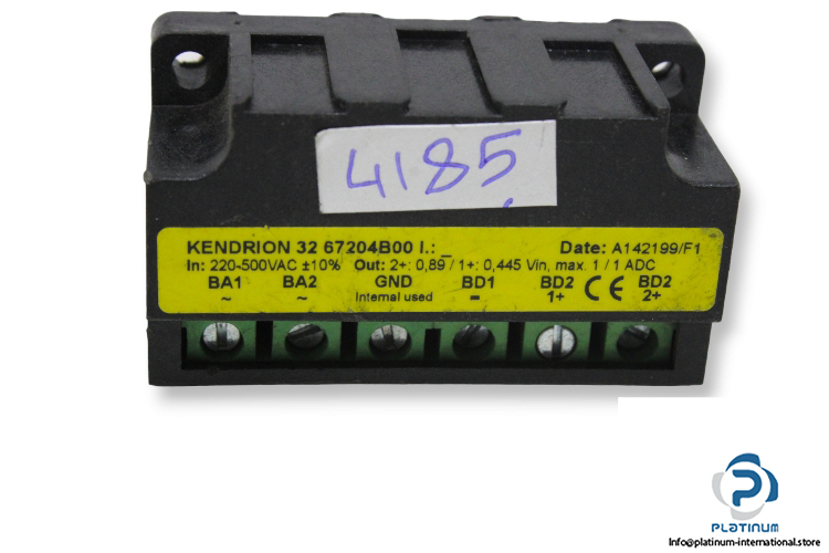 kendrion-32-67204b00-i-brake-rectifier-used-1