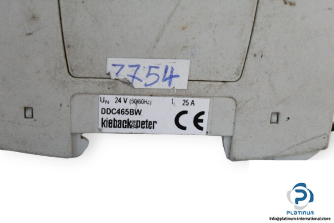 kieback&peter-DDC465BW-overvoltage-protection-(used)-2