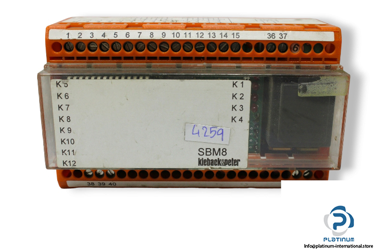 kiebackpeter-sbm8-input_output-module-on-the-control-cabinet-busused-1