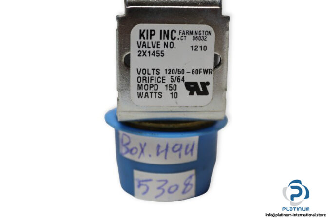 kip-inc-2X1455-single-solenoid-valve-used-3